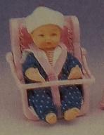 Galoob - Bouncin' Babies - Peak-a-boo Baby and Her Car Seat - Doll